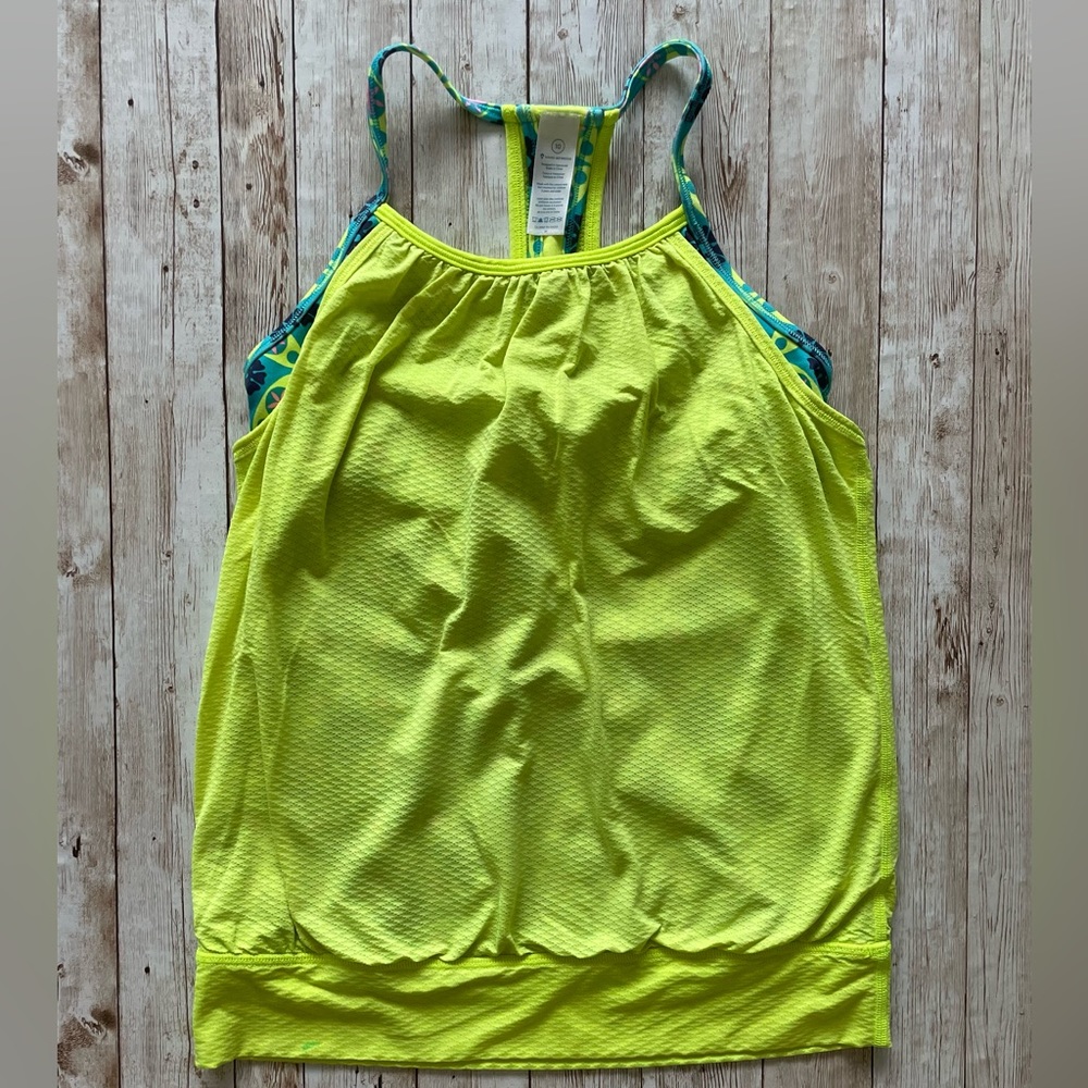 Ivivva (kids Lululemon) tank. Built in sports bra. Girls size 10.